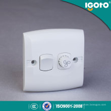Igoto E135-F British Standard 1gang Contrôleur de vitesse de ventilateur Interrupteur mural / Interrupteur / Interrupteur mural étanche